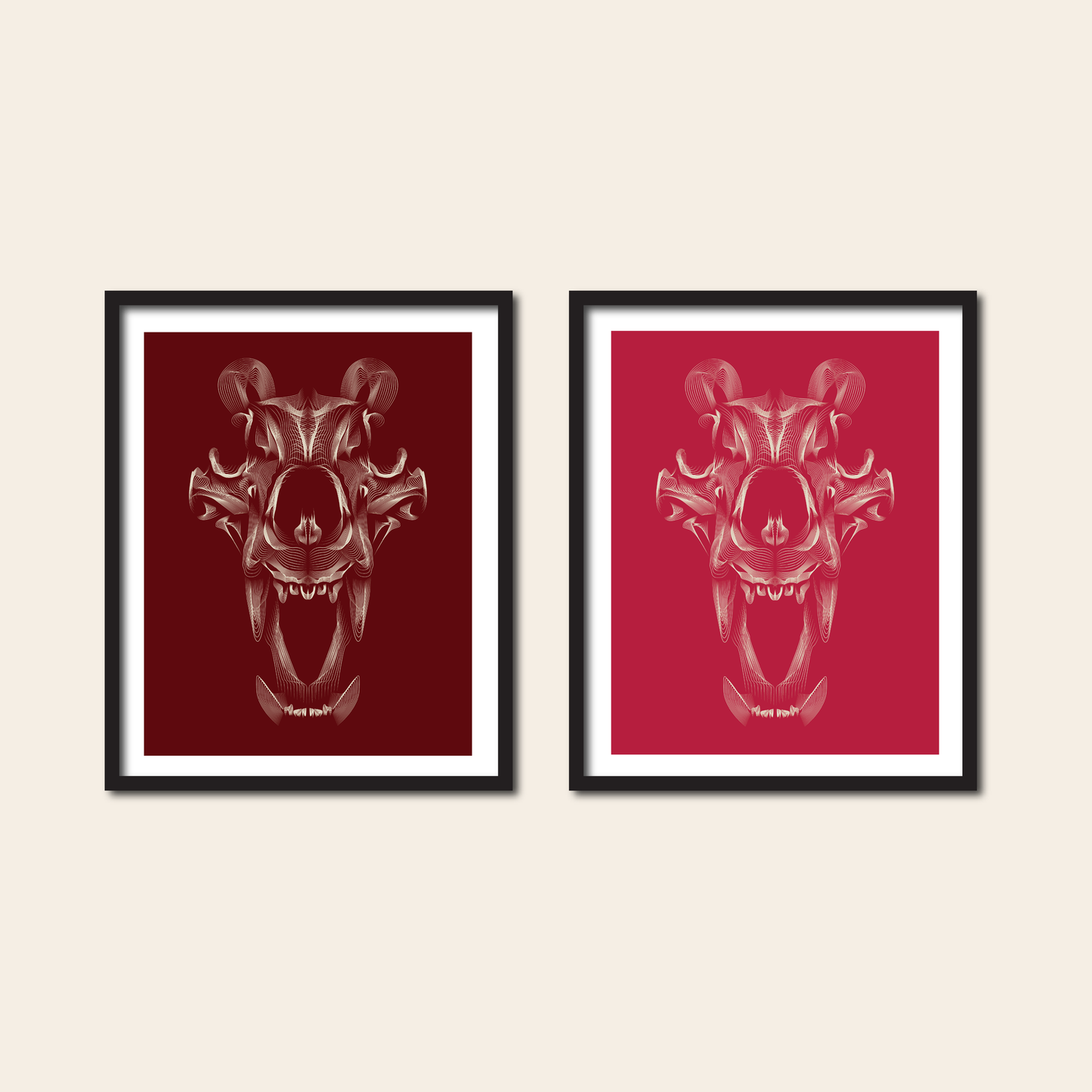 Bear Skull - Print, 8x10, 11x14