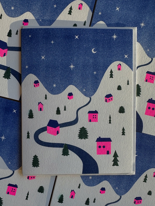2025 Holiday Risograph Card Set