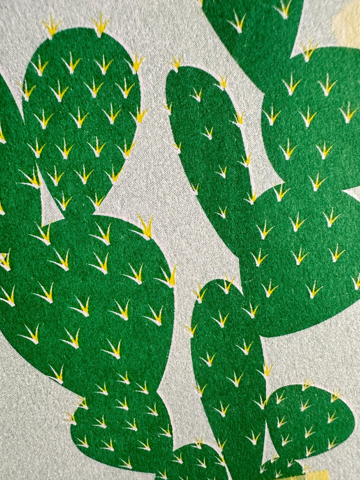 Blooming Cactus - Risograph Print, 8x10