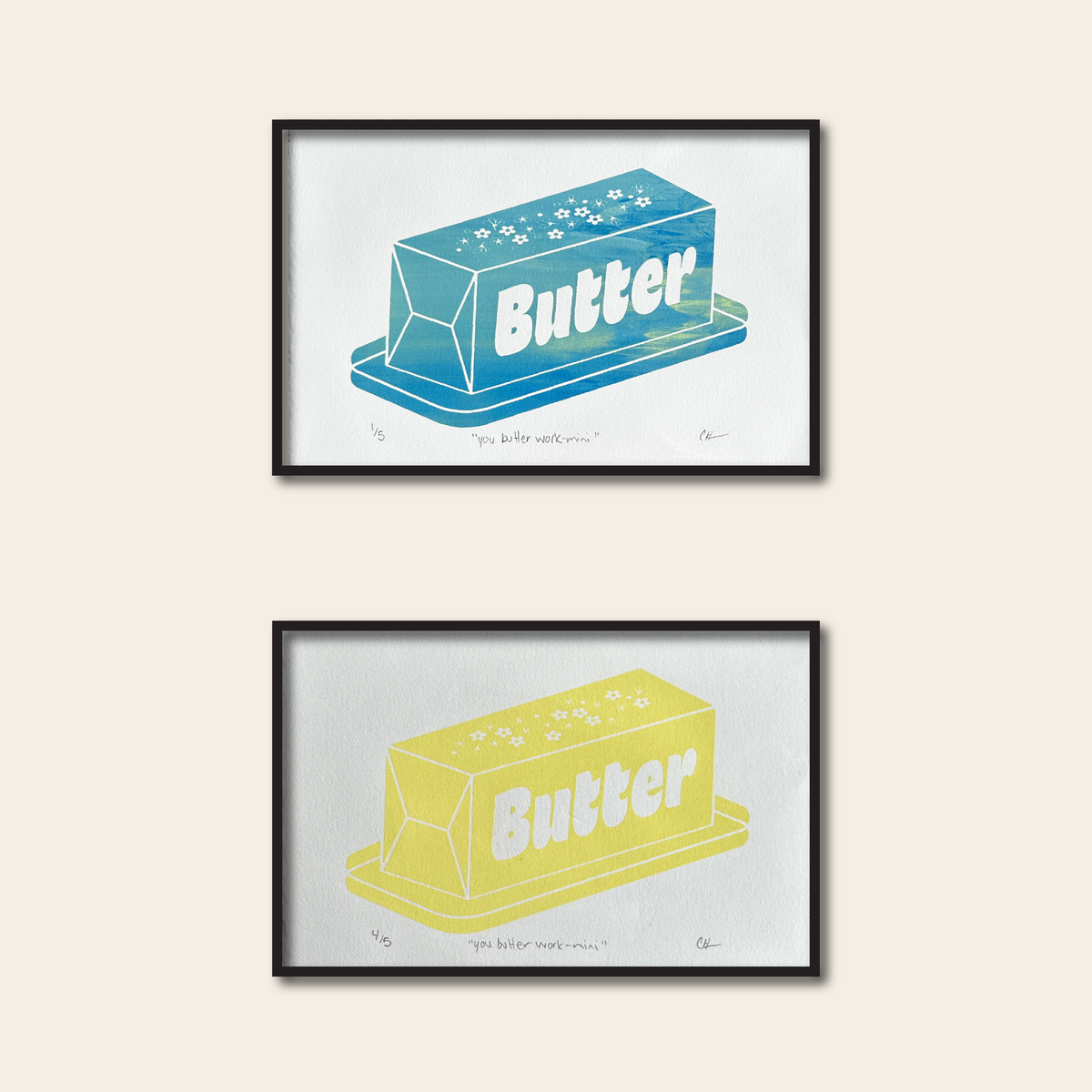 mini prints - Screen Print (1 layer),  4x6