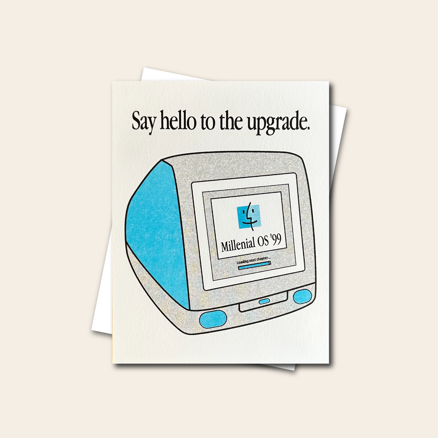 Say Hello to the Upgrade - Risograph Card