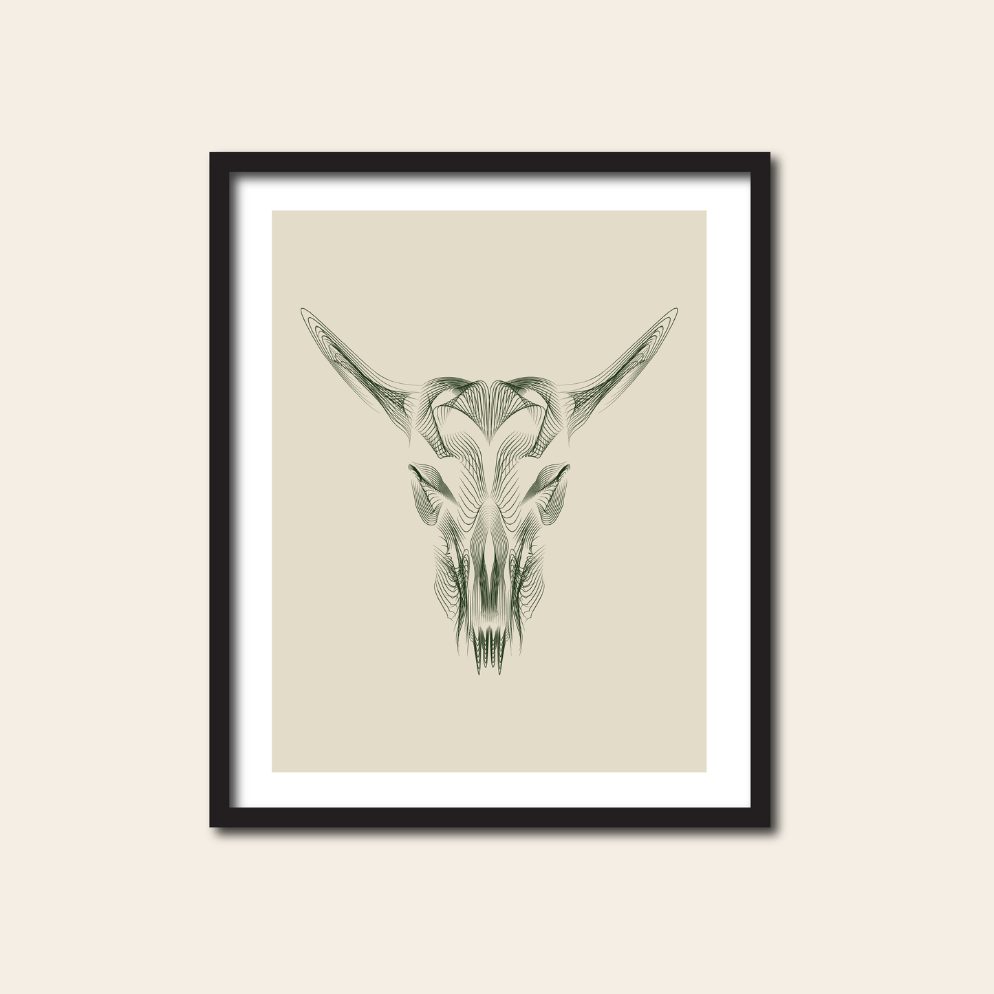 Bull Skull - Print, 8x10, 11x14