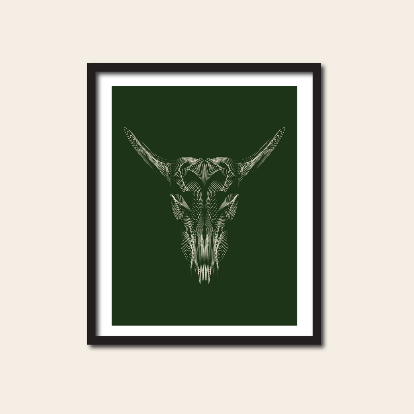 Bull Skull - Print, 8x10, 11x14