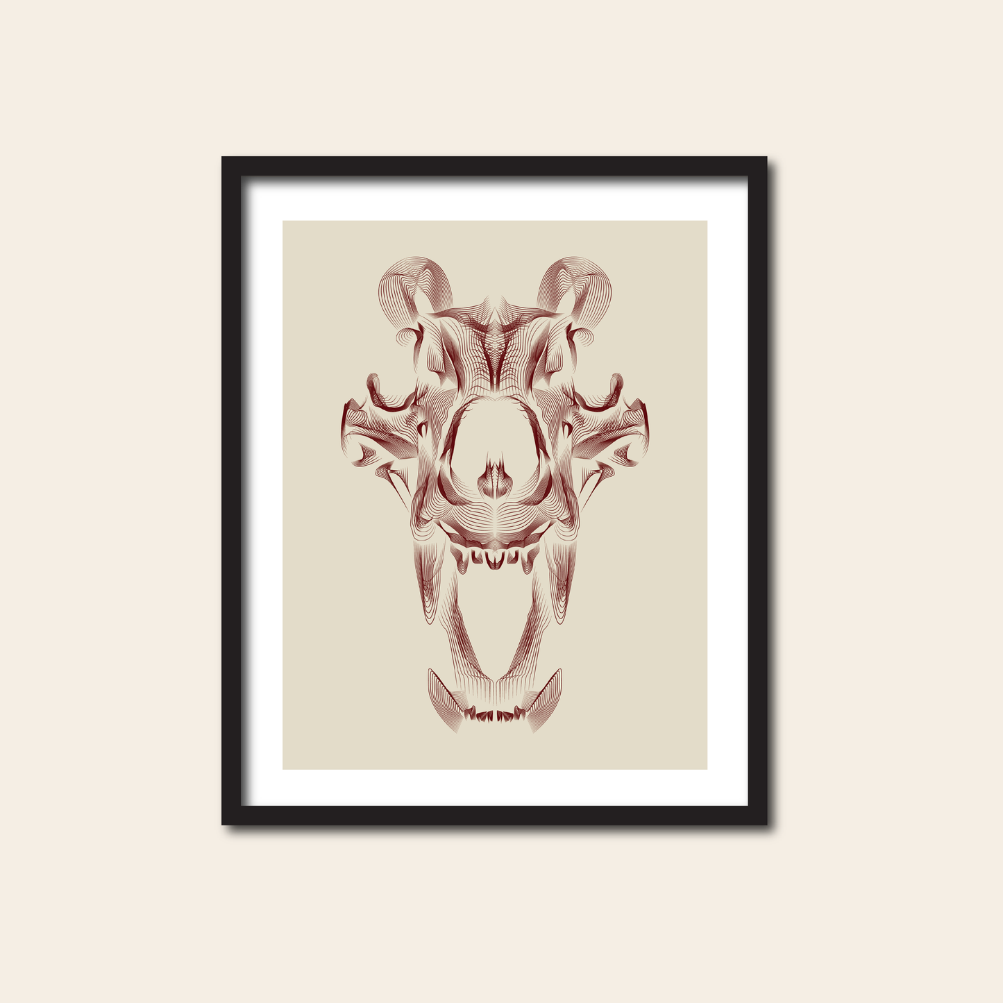 Bear Skull - Print, 8x10, 11x14