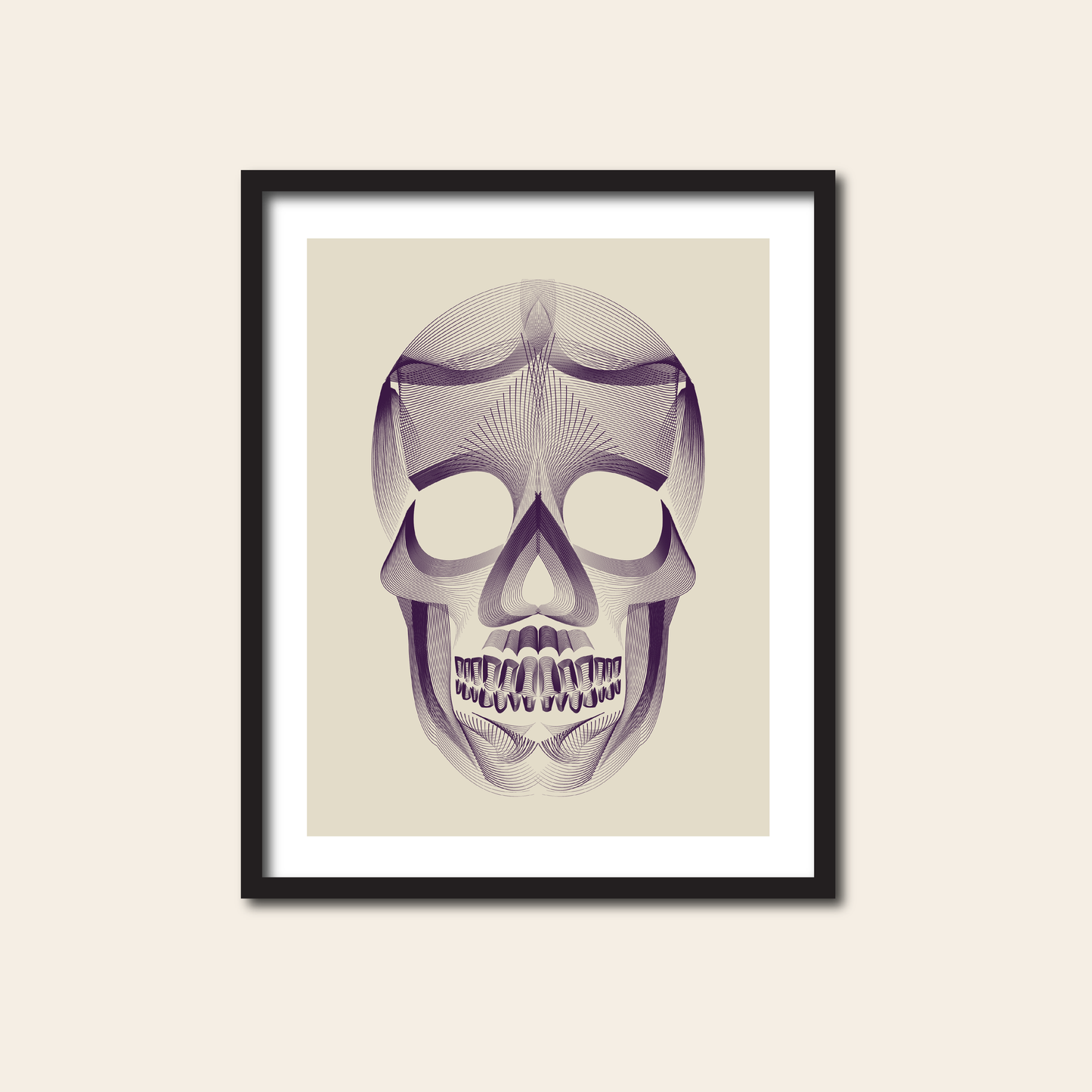 Skull Illustration - Print, 8x10, 11x14