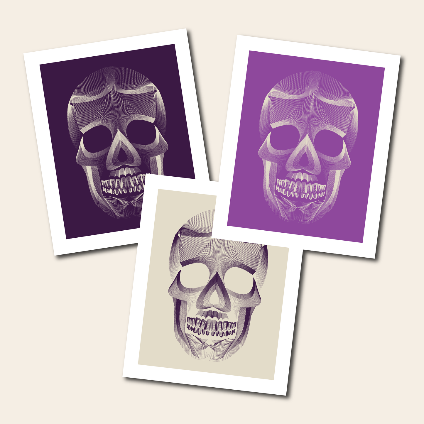 Skull Illustration - Print, 8x10, 11x14