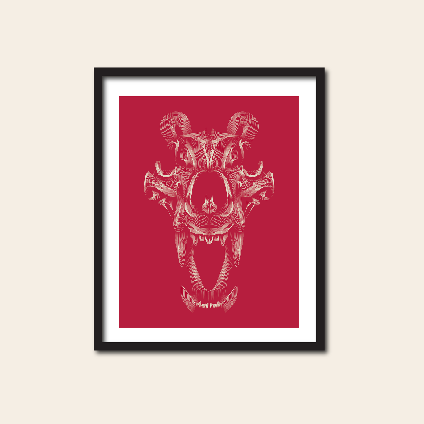 Bear Skull - Print, 8x10, 11x14