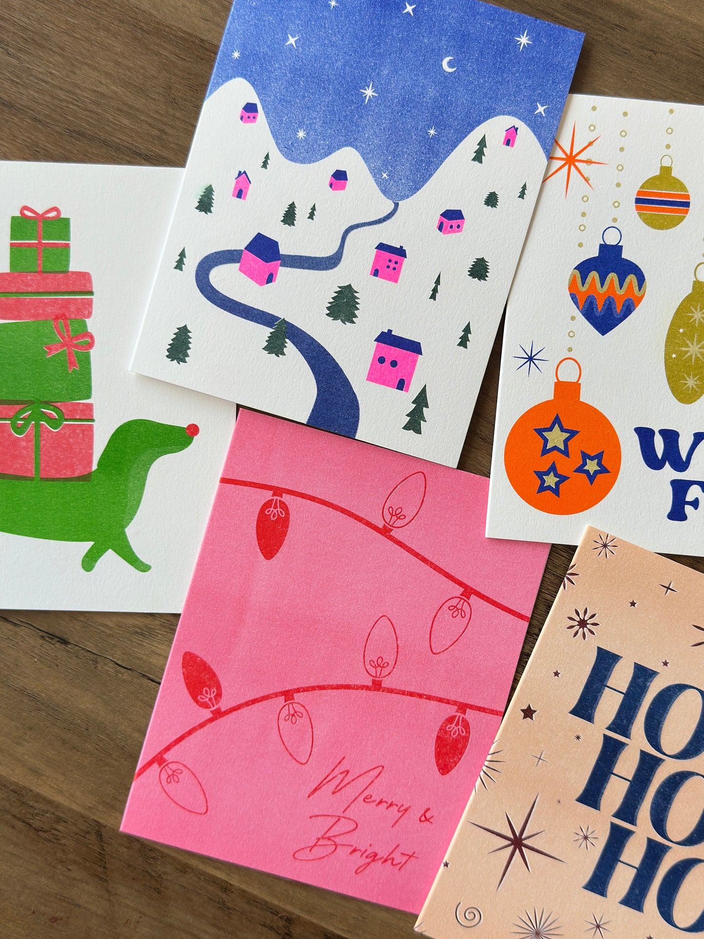 2025 Holiday Risograph Card Set