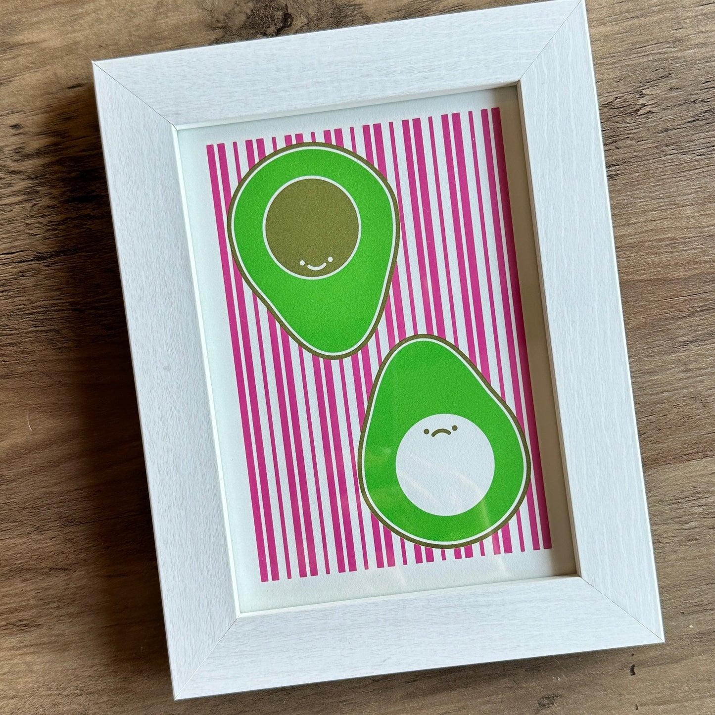 avoca-do/avoca-don't- Screen Print (3 layer),  5x7