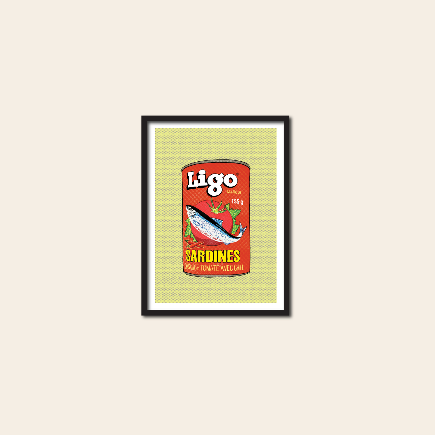"Ligo" Sardine Print,  5x7